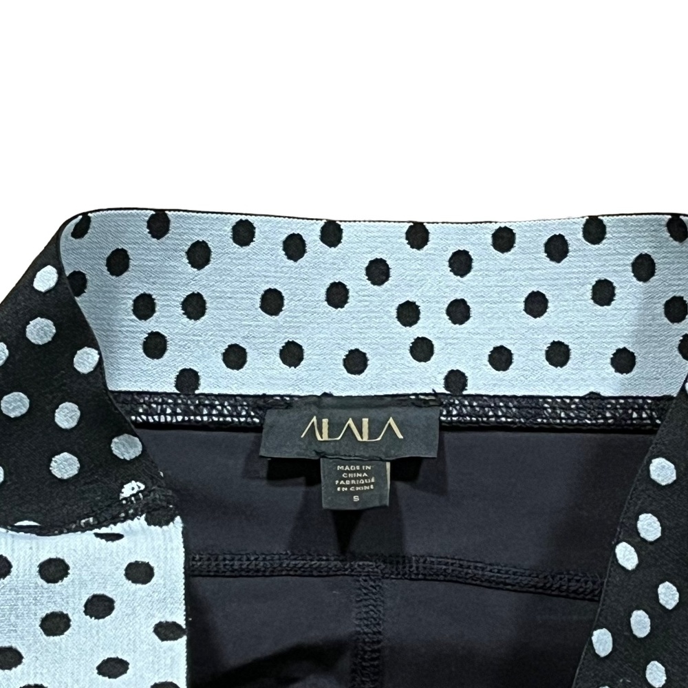 Alala Pants Women’s XL Black/White Polka Dot Eclipse Tight Leggings - Picture 6 of 13